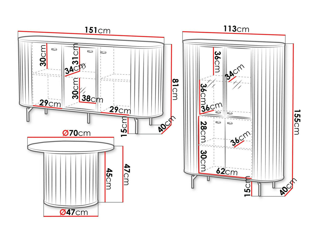 Mēbeļu komplekts 564121
