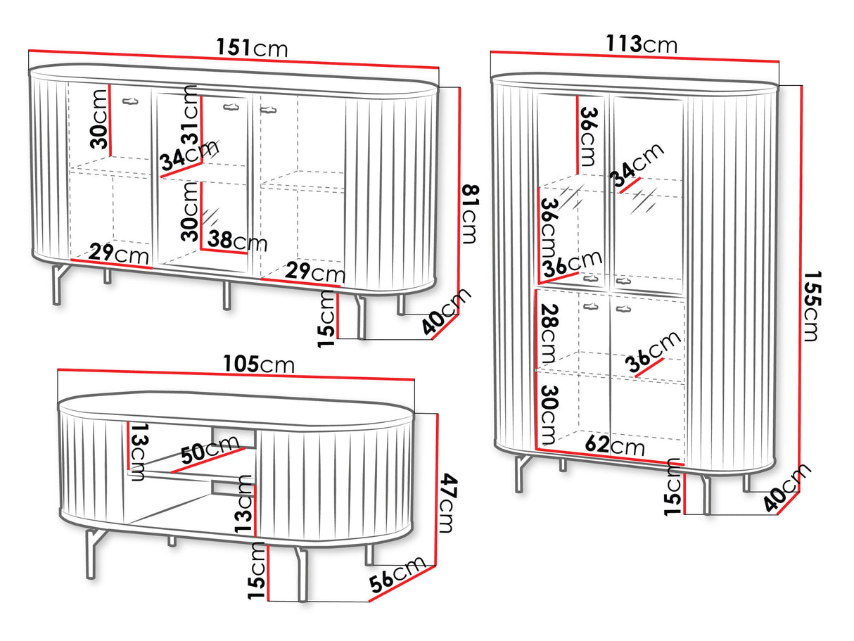 Mēbeļu komplekts 564155