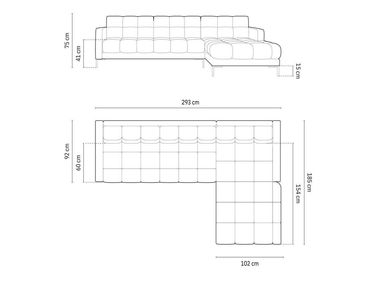 Stūra dīvāns 537848