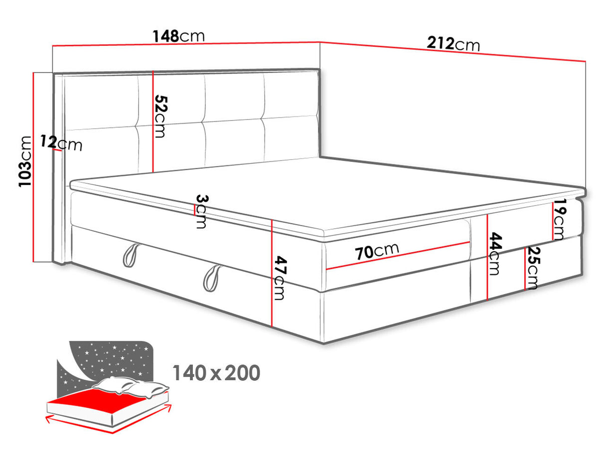 Kontinentālā gulta 370086