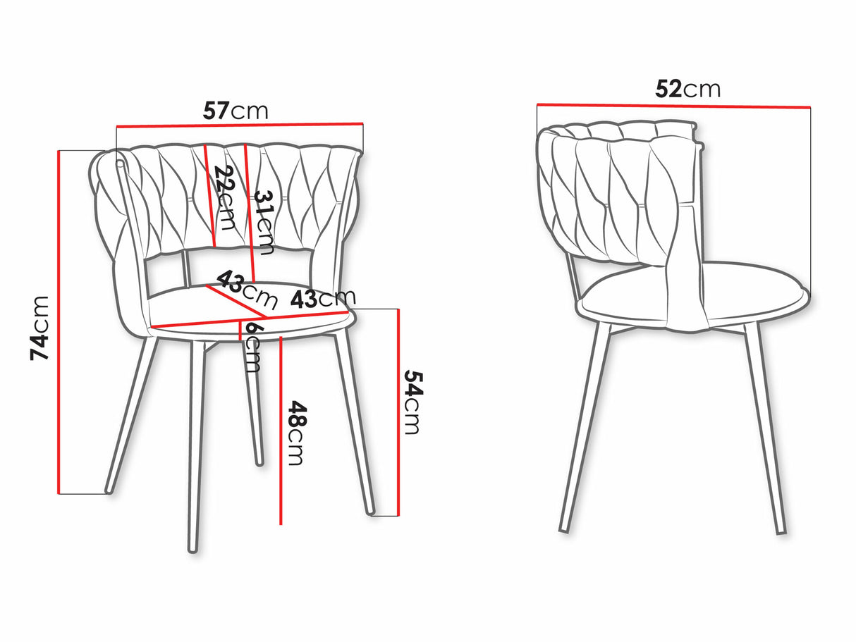 Krēslu komplekts 555806