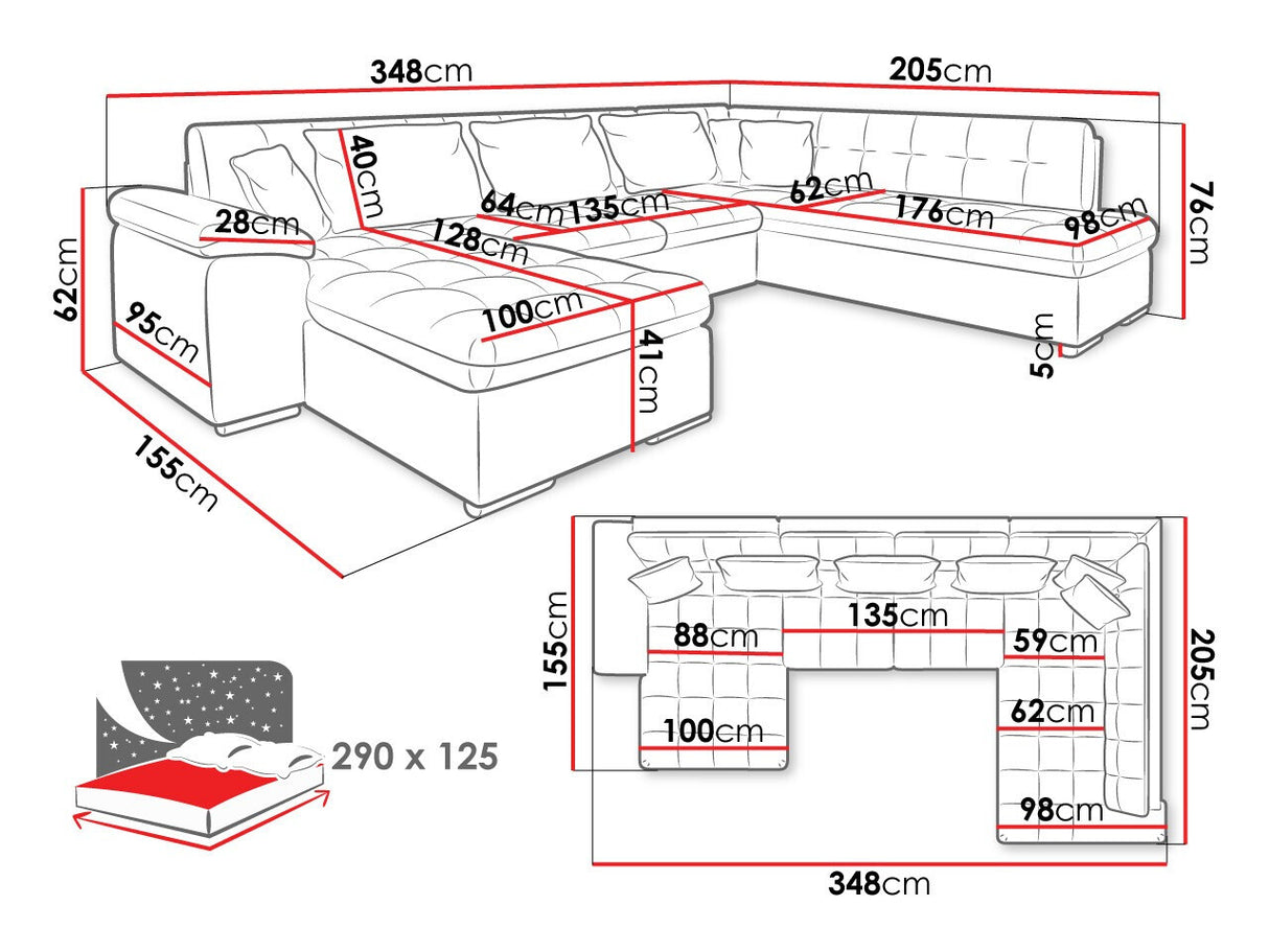 Stūra dīvāns 108216