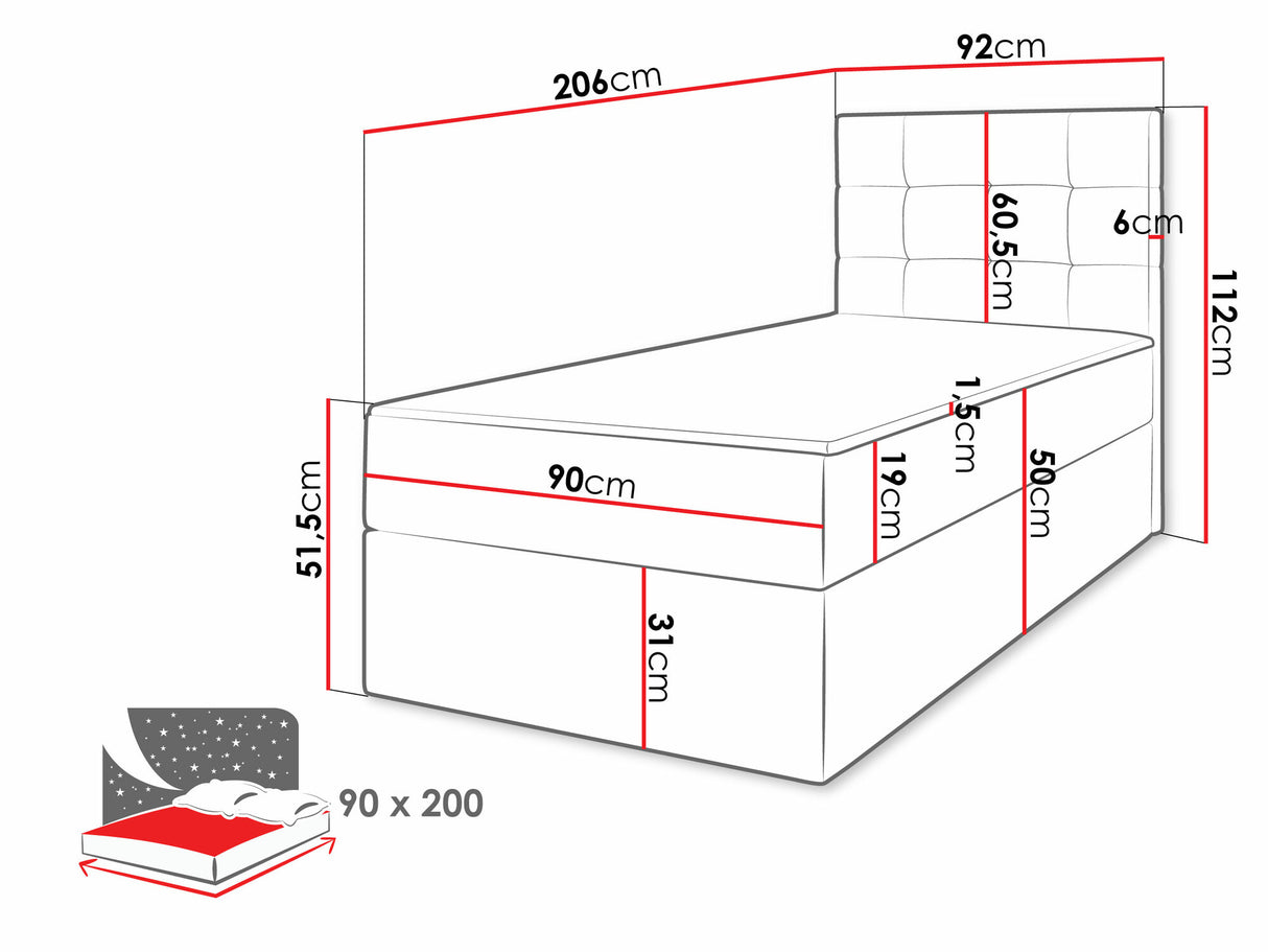 Kontinentālā gulta 565501