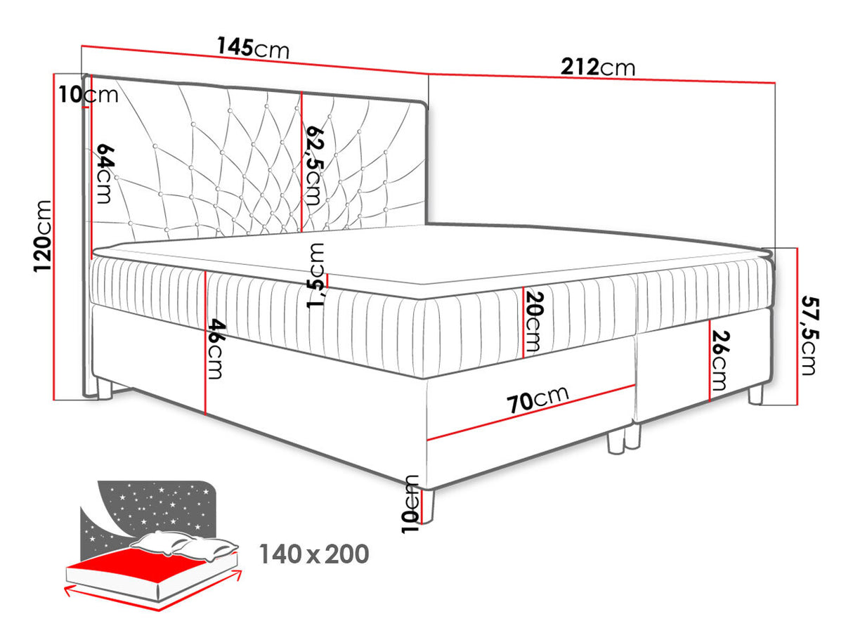 Kontinentālā gulta 471292