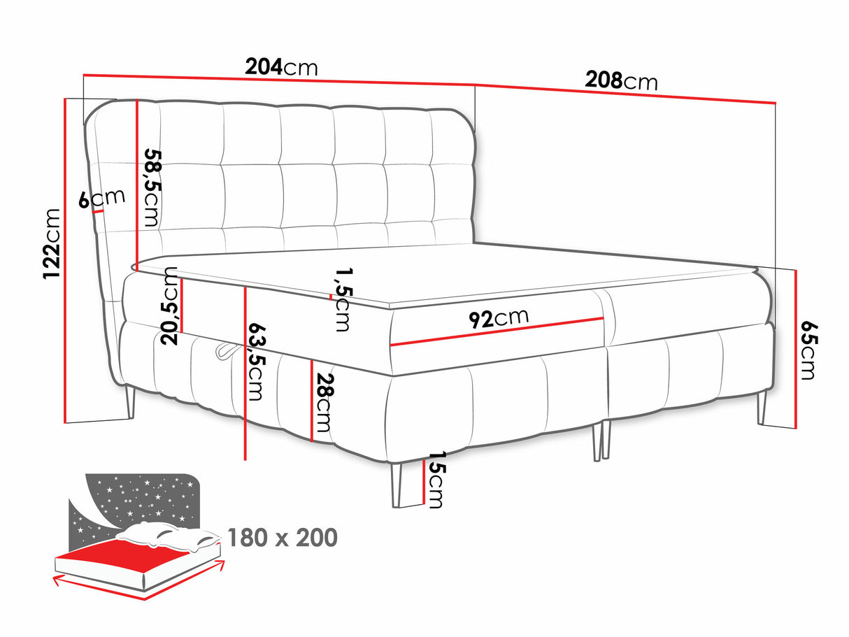 Kontinentālā gulta 567041