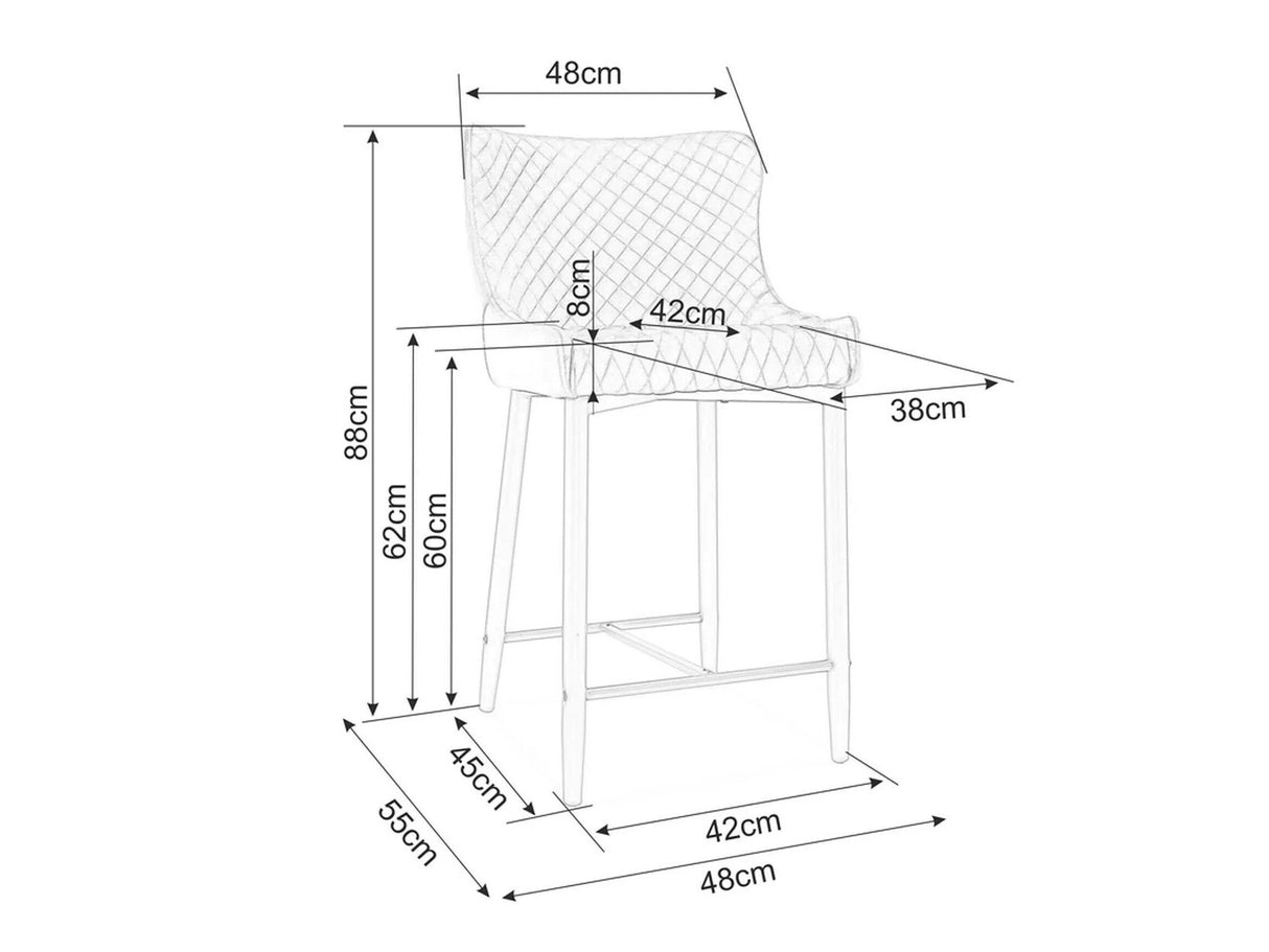 Zemais bāra krēsls 567310