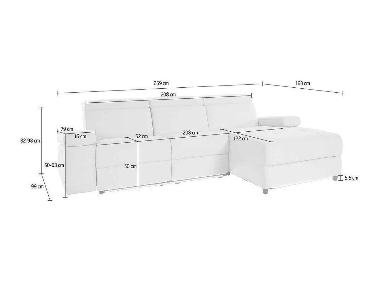 Stūra dīvāns reglaineris 456612