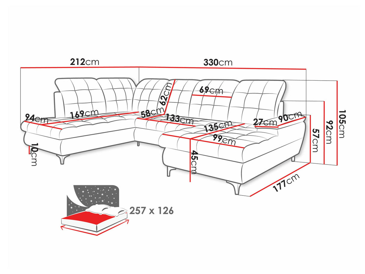 Stūra dīvāns 568396