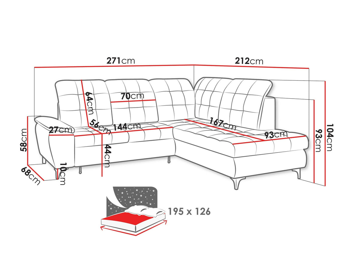 Stūra dīvāns 568440