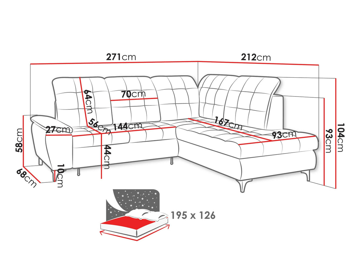 Stūra dīvāns 568440