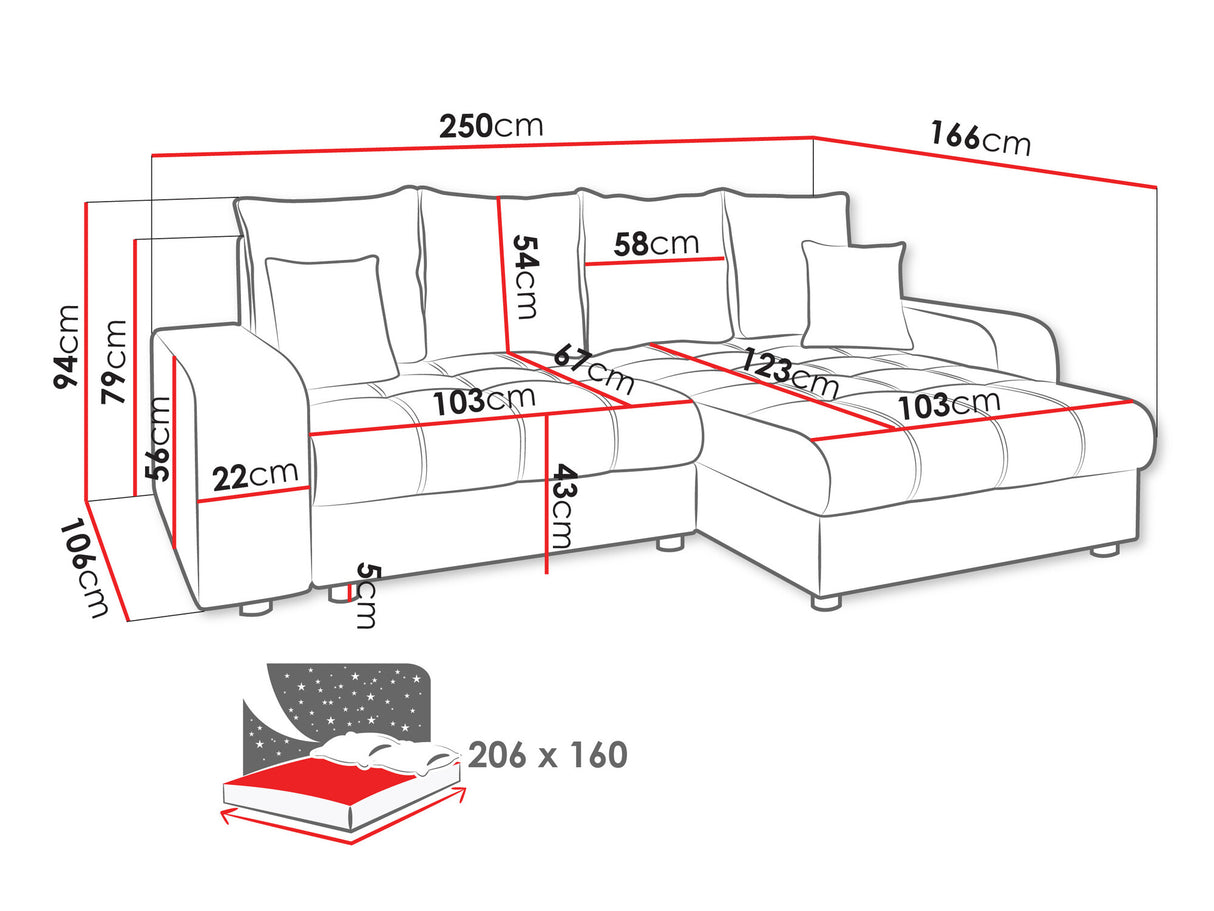 Stūra dīvāns 568464