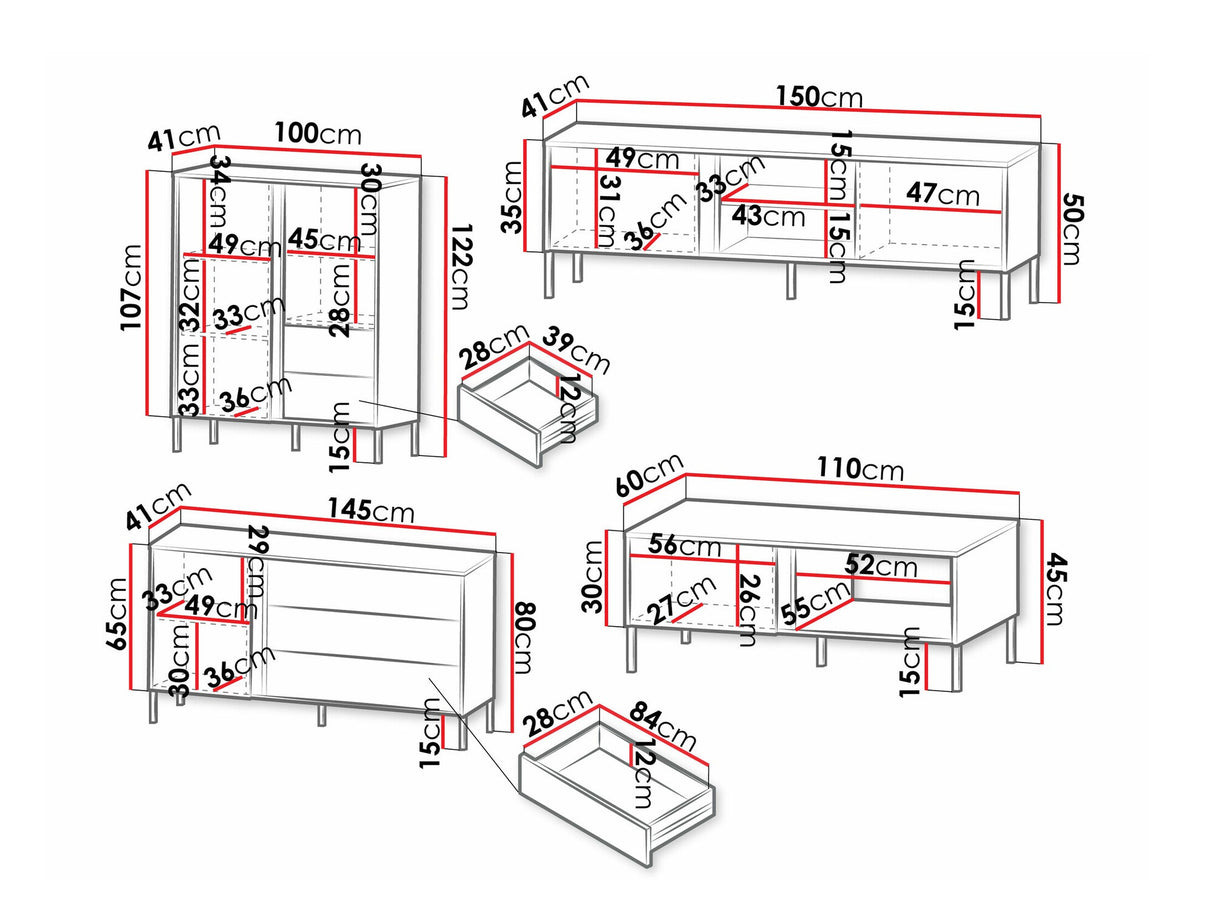Viesistabas komplekts 570026