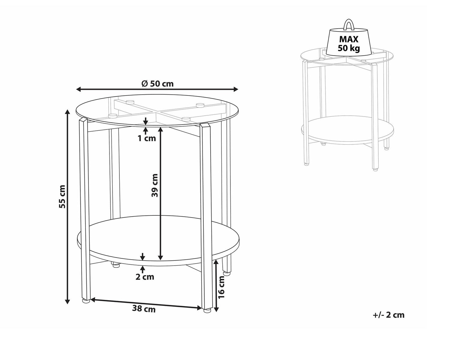 Kafijas galdiņš 570078