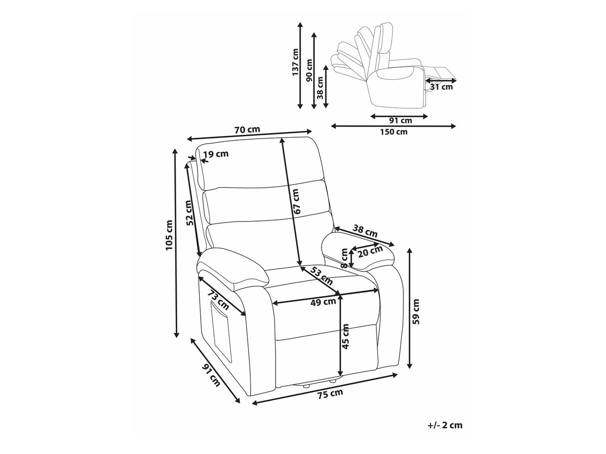 Krēsls reglainer 570441