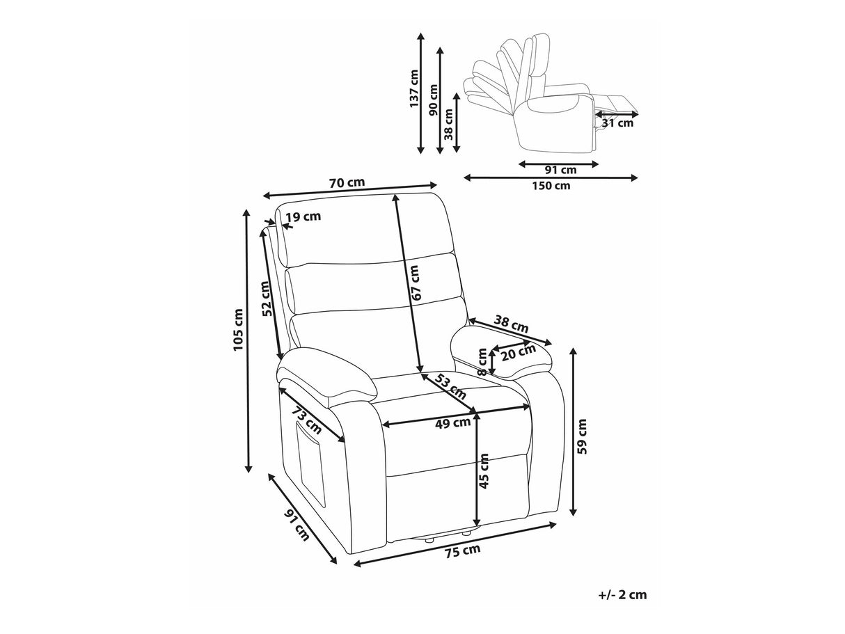 Krēsls reglainer 570441