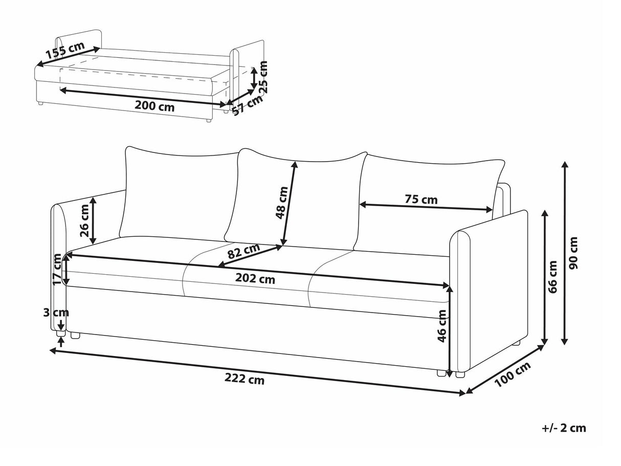 Dīvāns gulta 570954