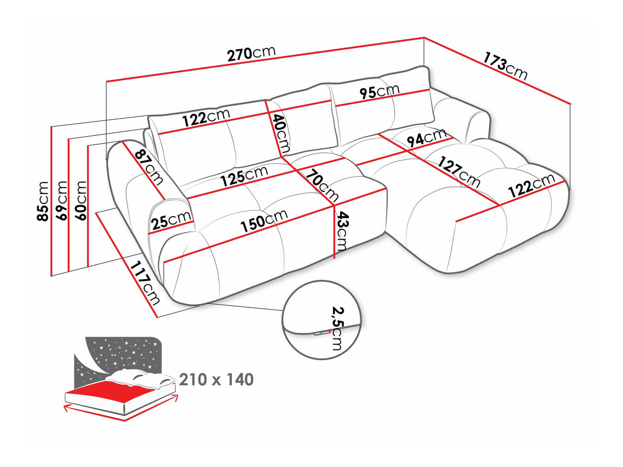 Stūra dīvāns 572024