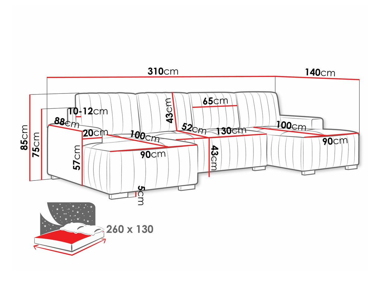 Stūra dīvāns 572517