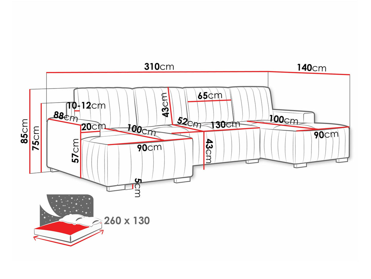 Stūra dīvāns 572517