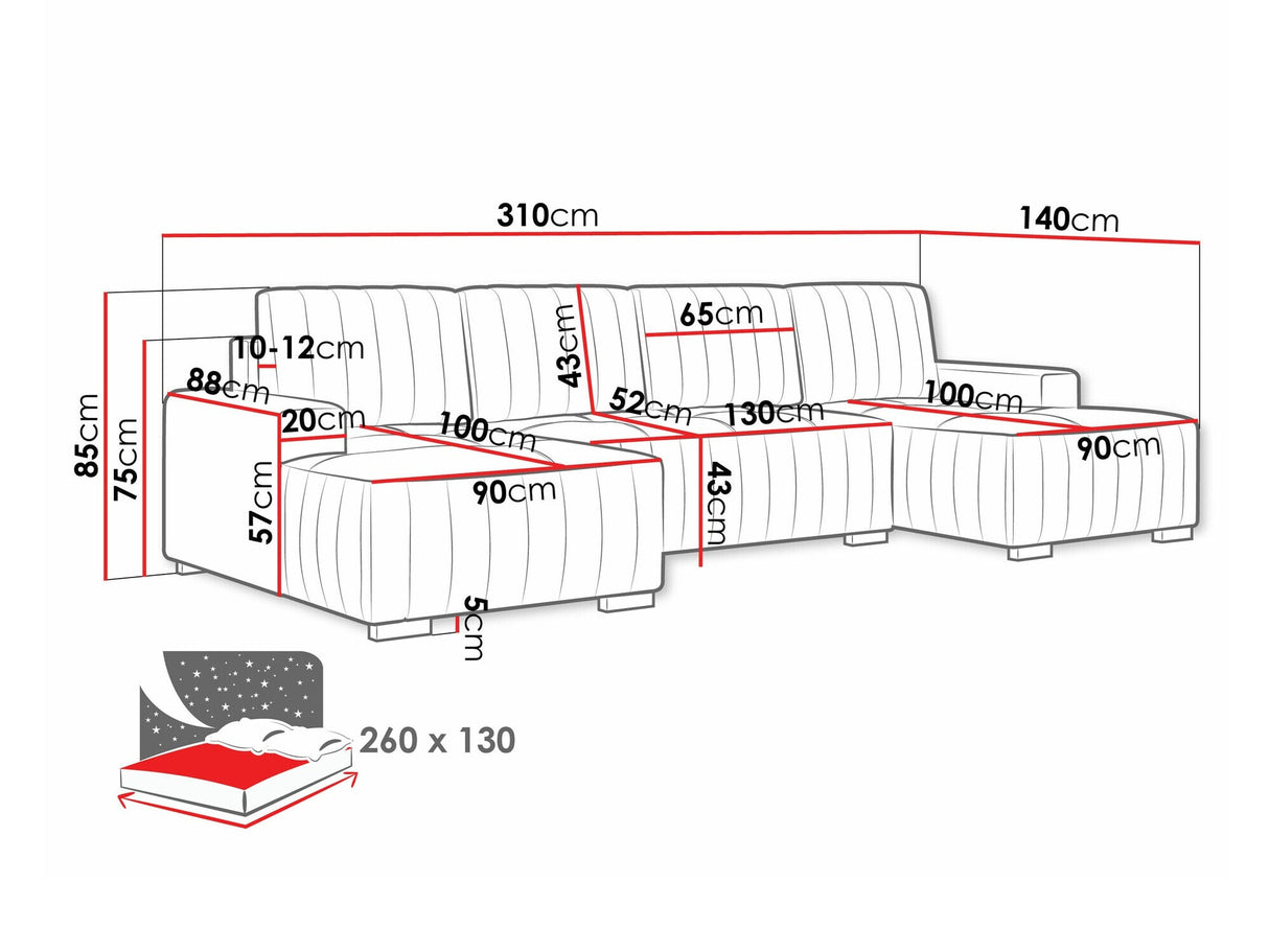Stūra dīvāns 572517