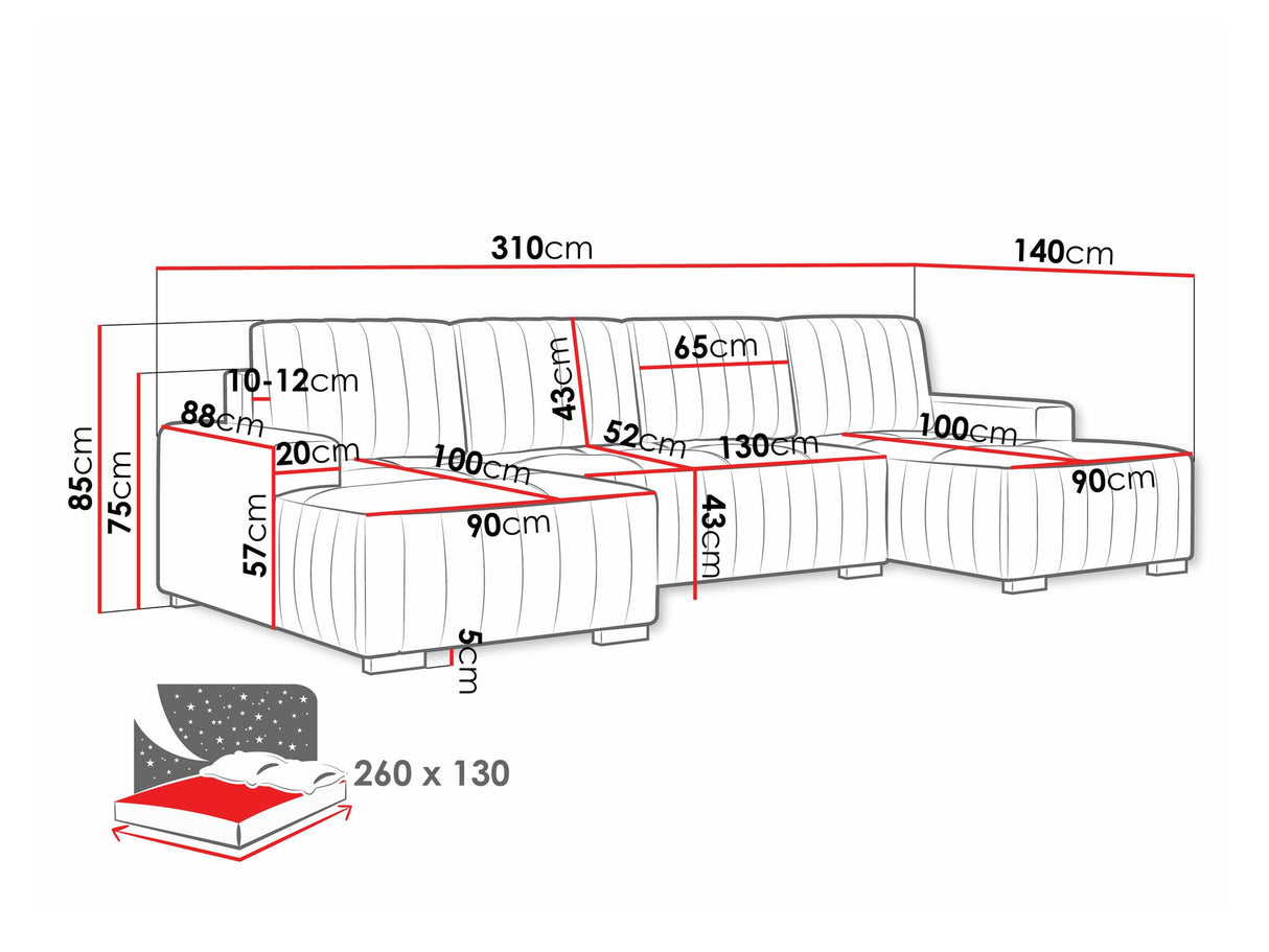 Stūra dīvāns 572517