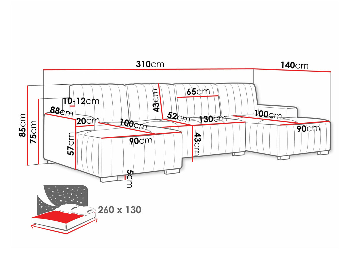 Stūra dīvāns 572517