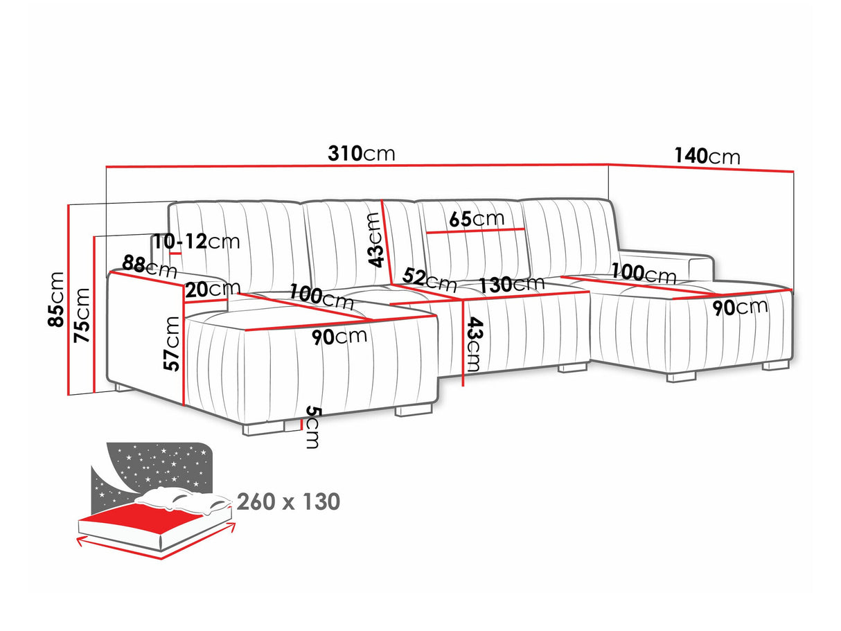 Stūra dīvāns 572517