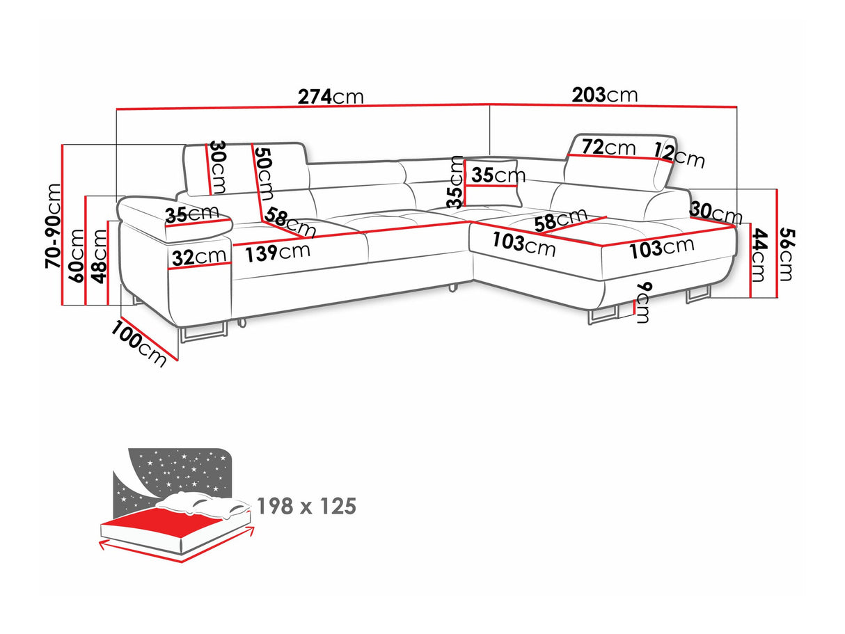 Stūra dīvāns 424247