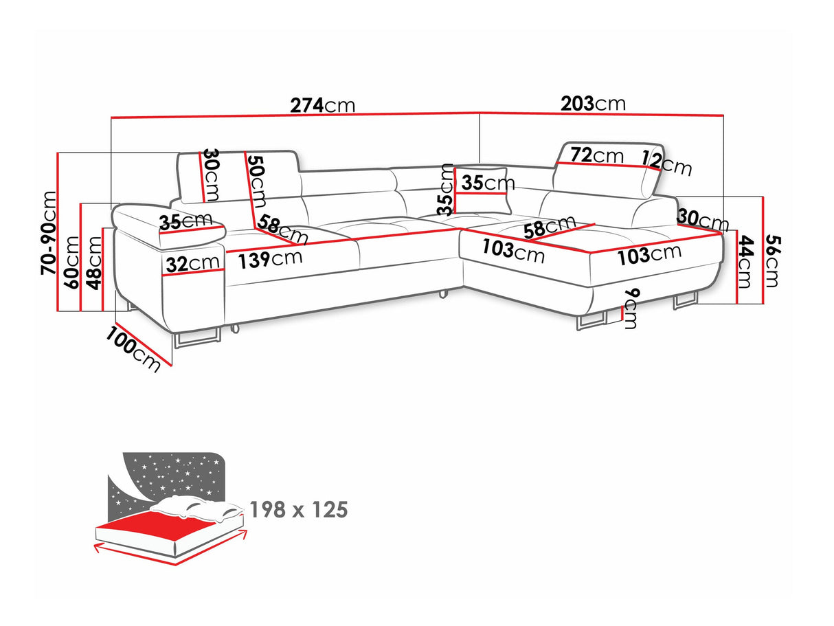 Stūra dīvāns 424247