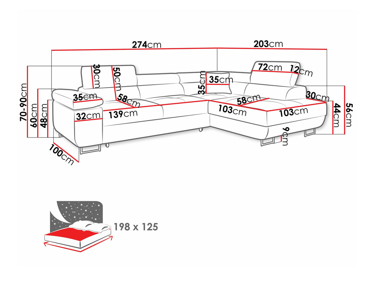 Stūra dīvāns 424247