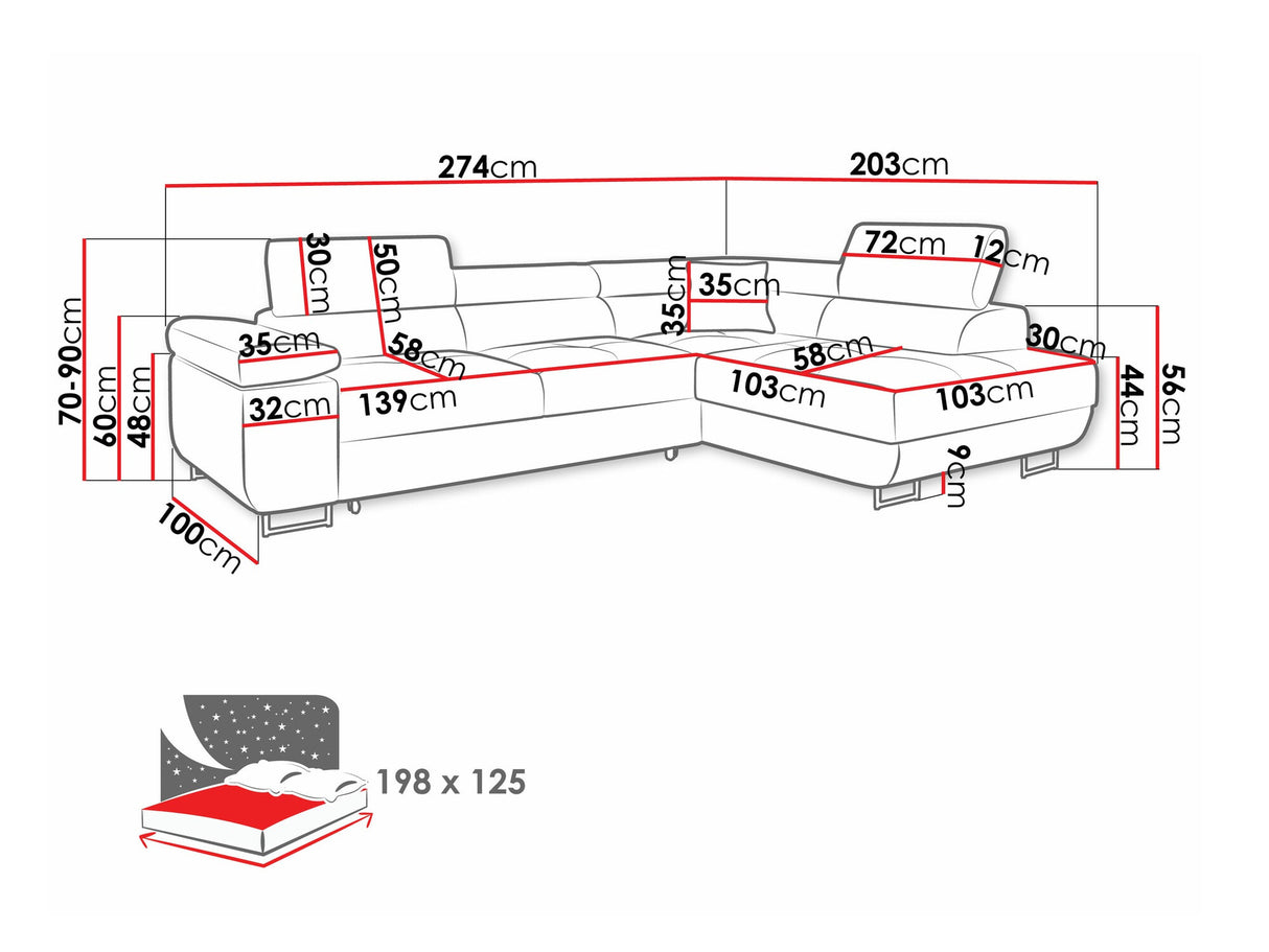 Stūra dīvāns 424247