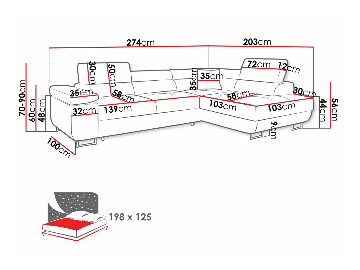 Stūra dīvāns 424247