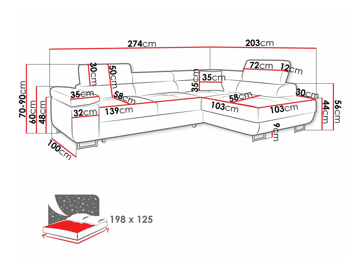 Stūra dīvāns 424247