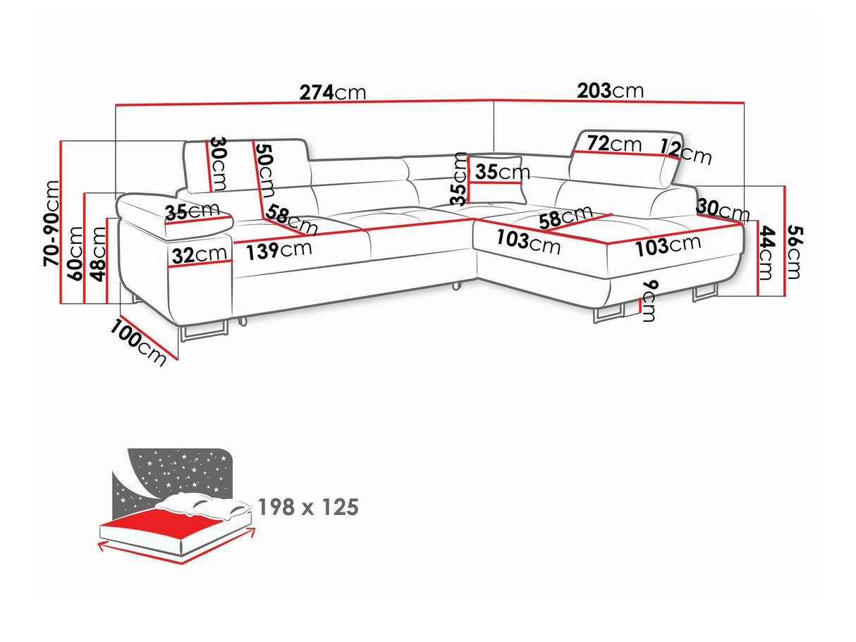 Stūra dīvāns 424247