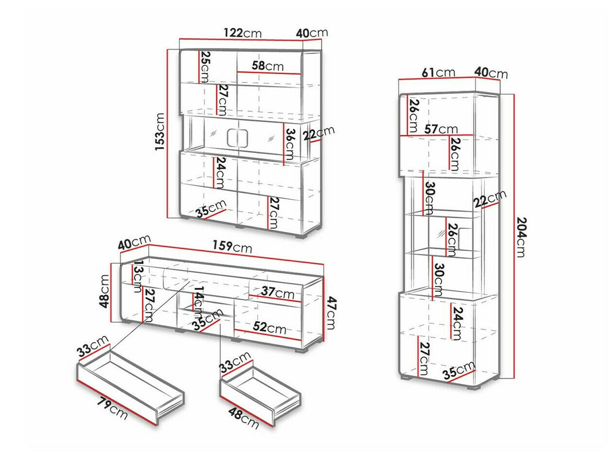 Viesistabas komplekts 60981