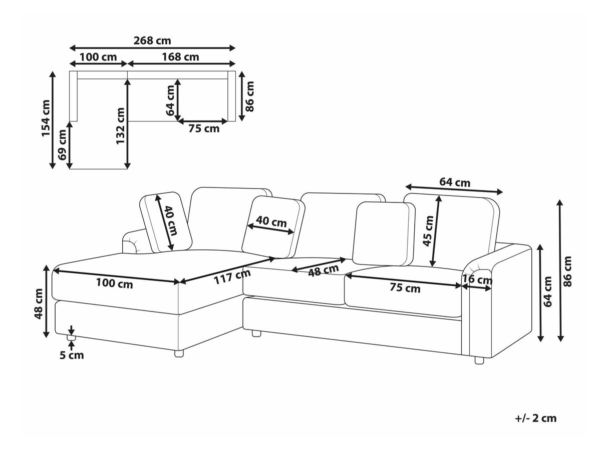 Stūra dīvāns 574058