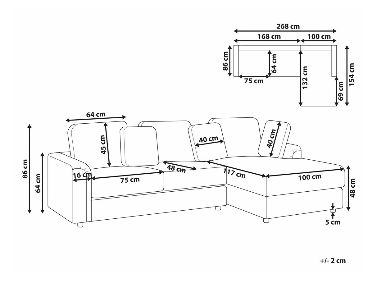 Stūra dīvāns 574058