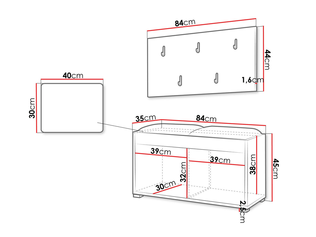 Priekšnama komplekts 574176