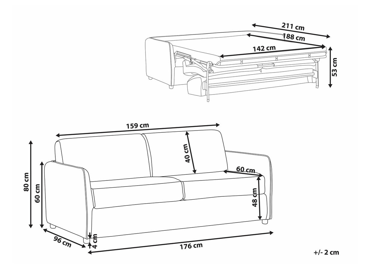 Dīvāns gulta 574675