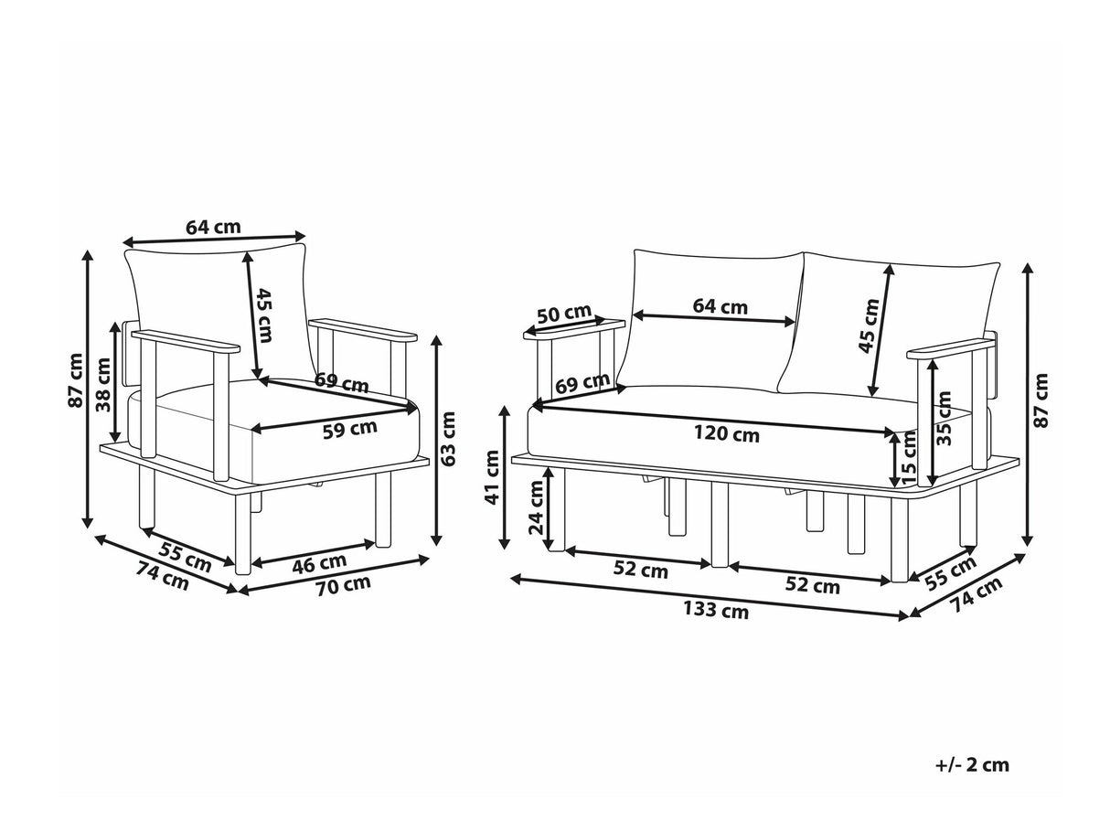 Mīksto mēbeļu komplekts 575076