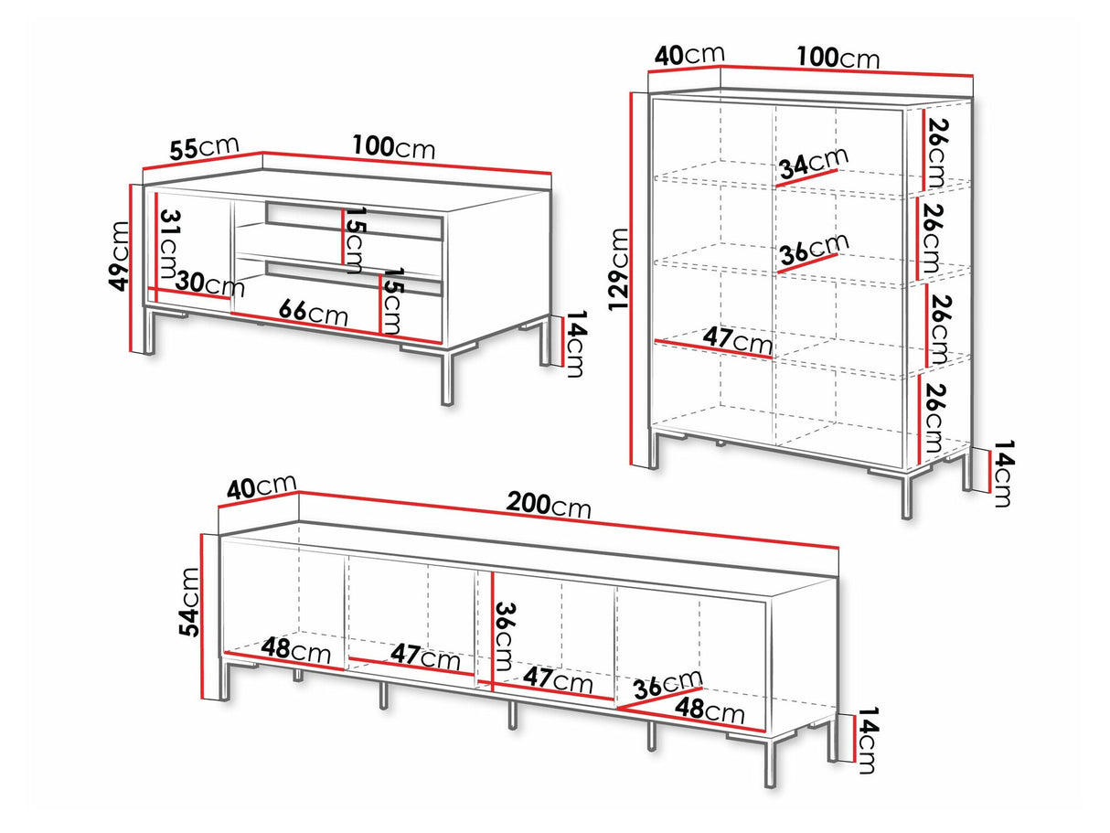 Viesistabas komplekts 575161