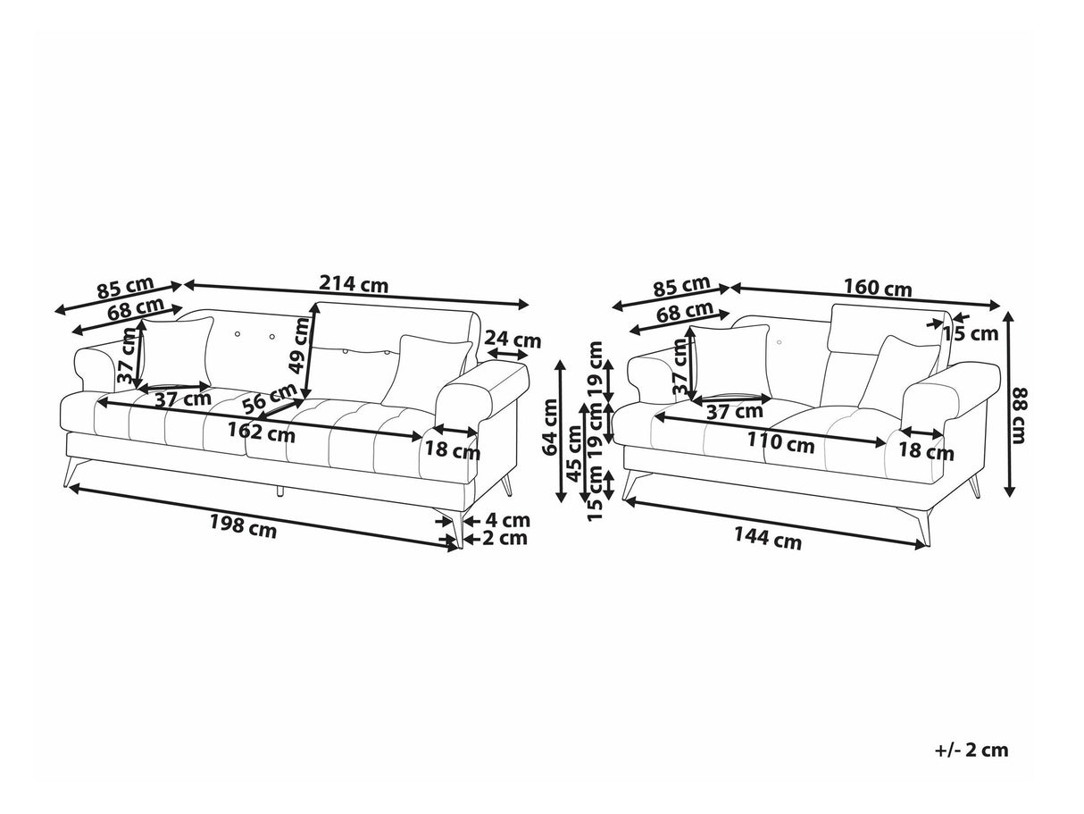 Mīksto mēbeļu komplekts 575870