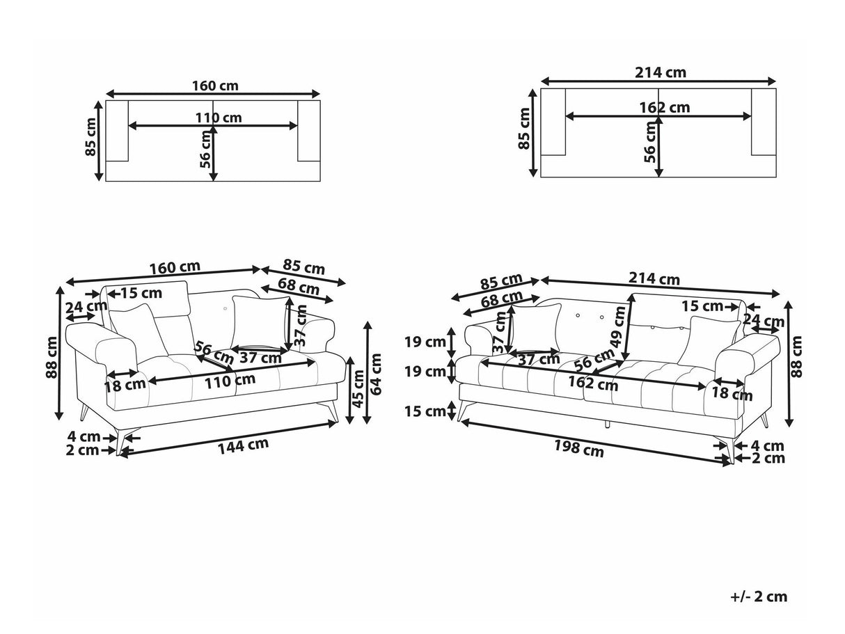 Mīksto mēbeļu komplekts 575870