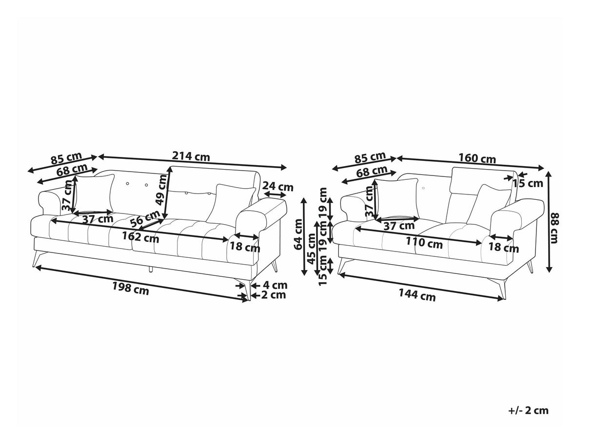 Mīksto mēbeļu komplekts 575870