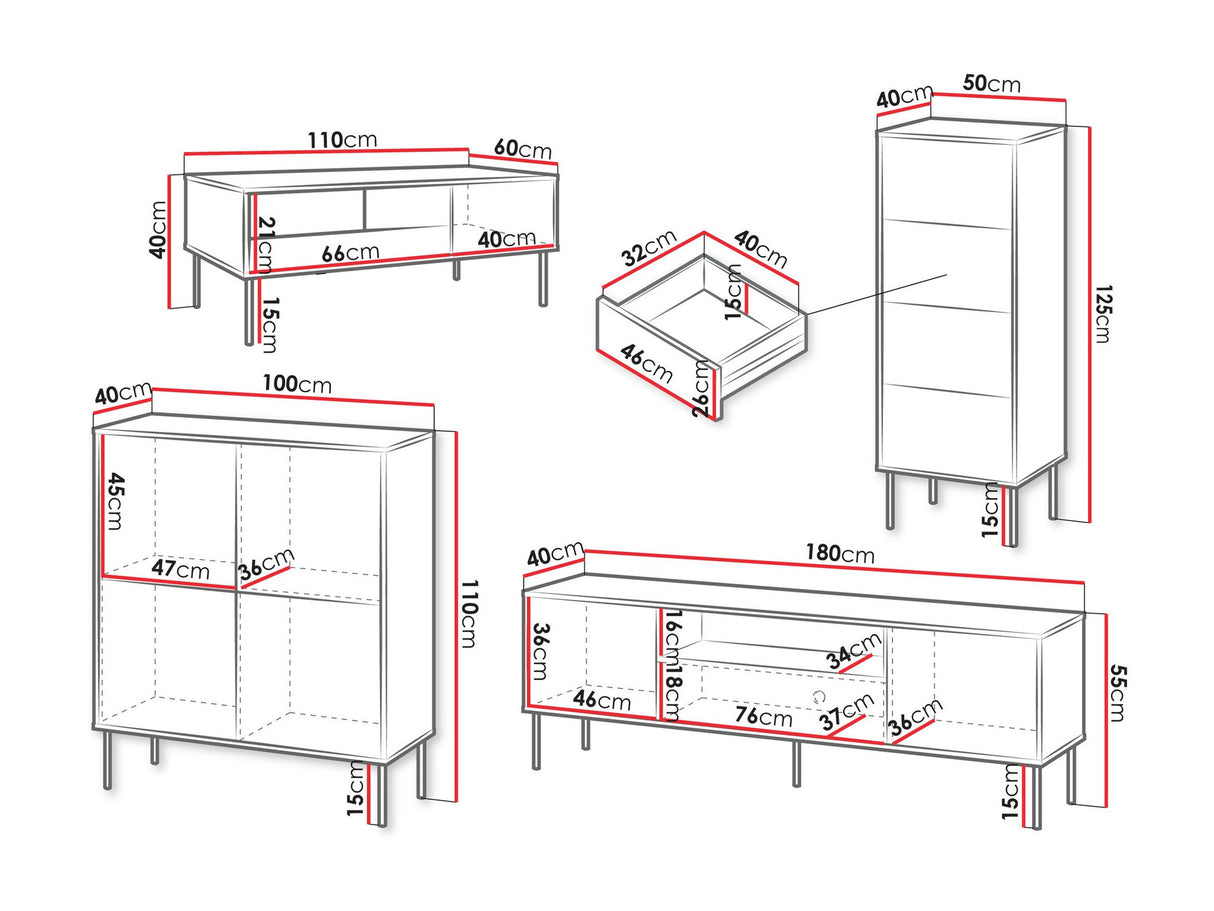 Viesistabas komplekts 576172