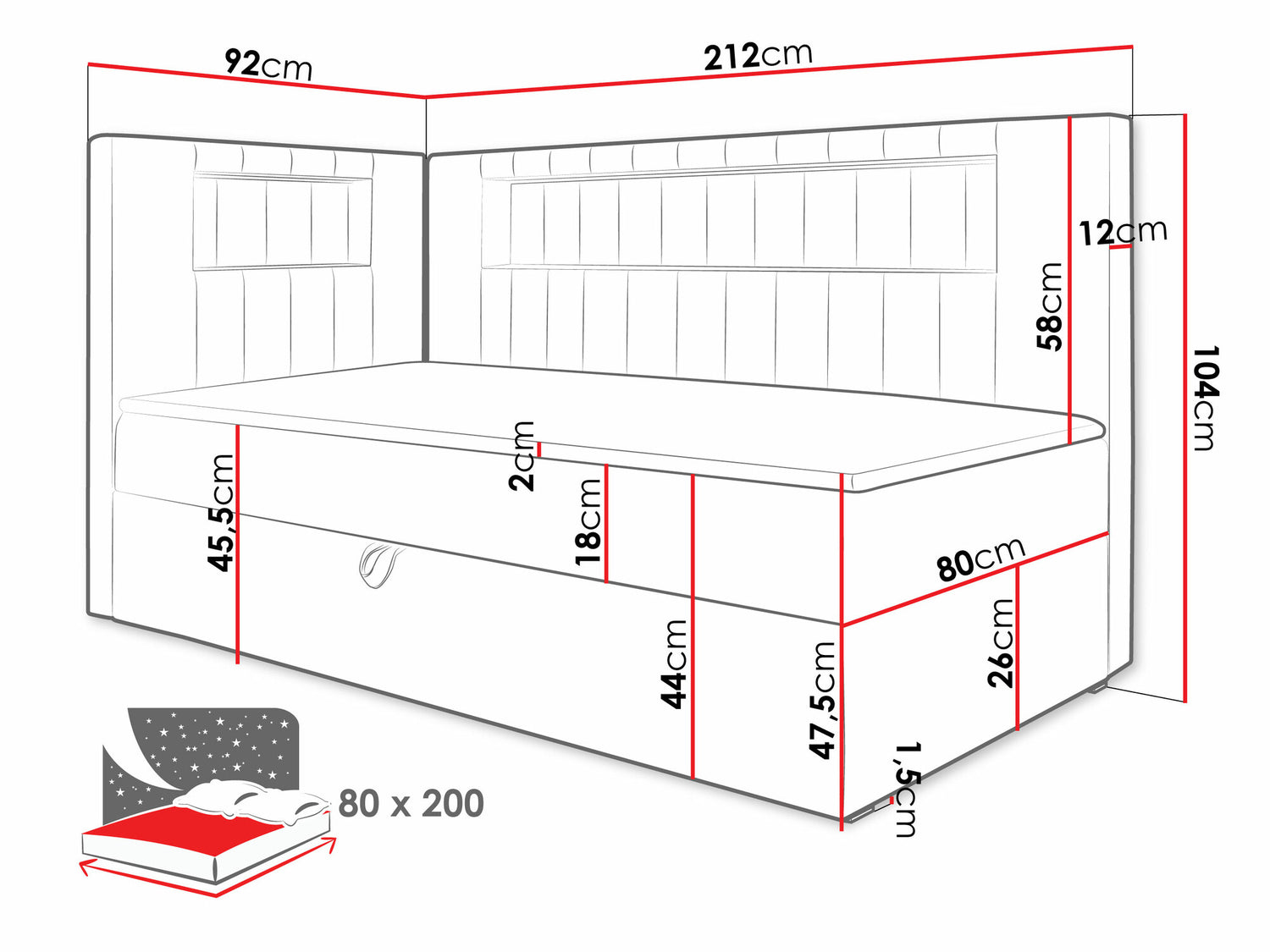 Kontinentālā gulta 470436 3904632
