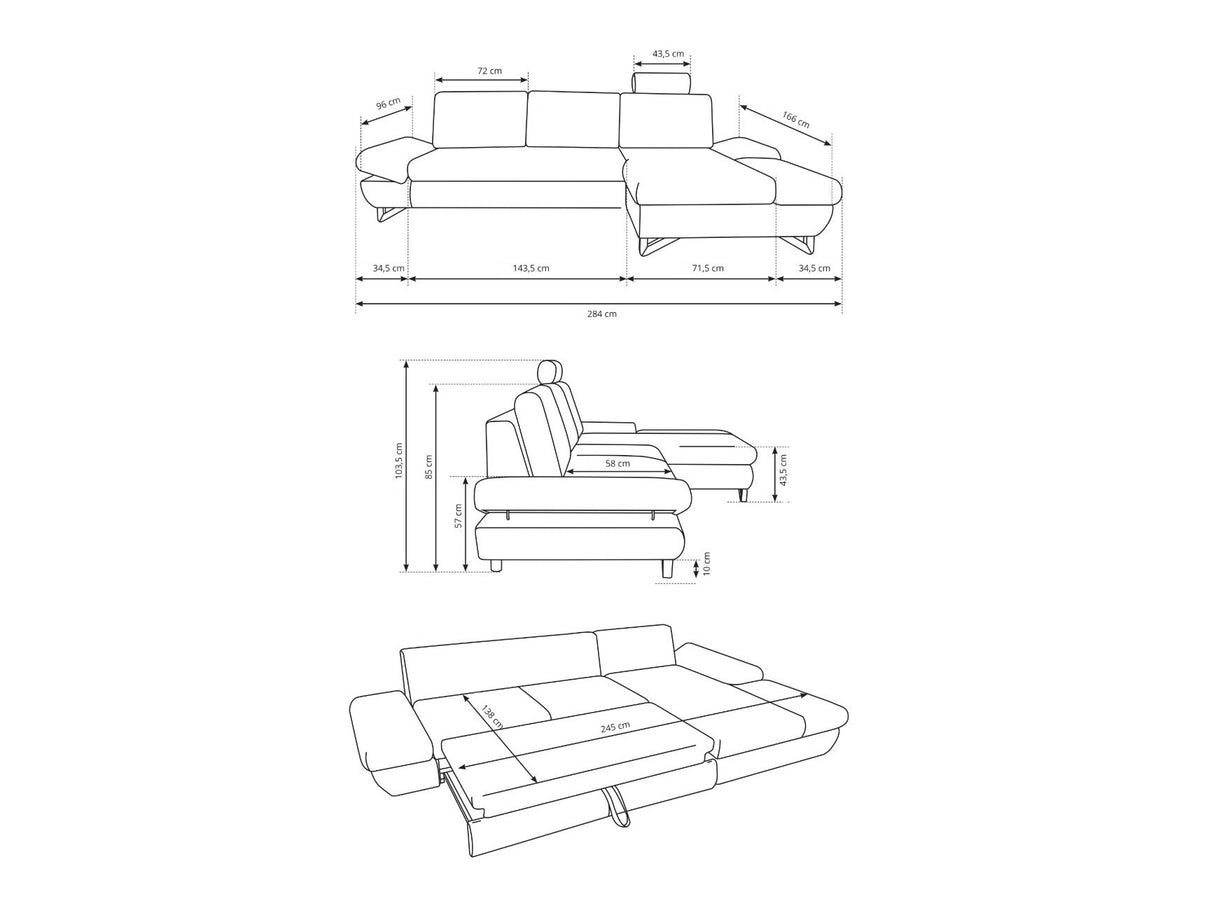 Stūra dīvāns 576802