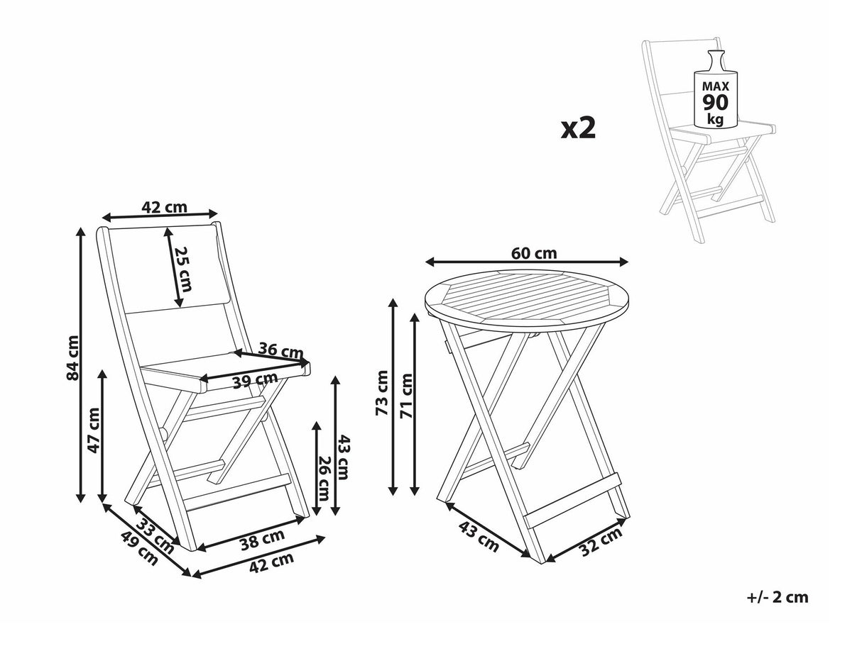 Balkona komplekts 577103