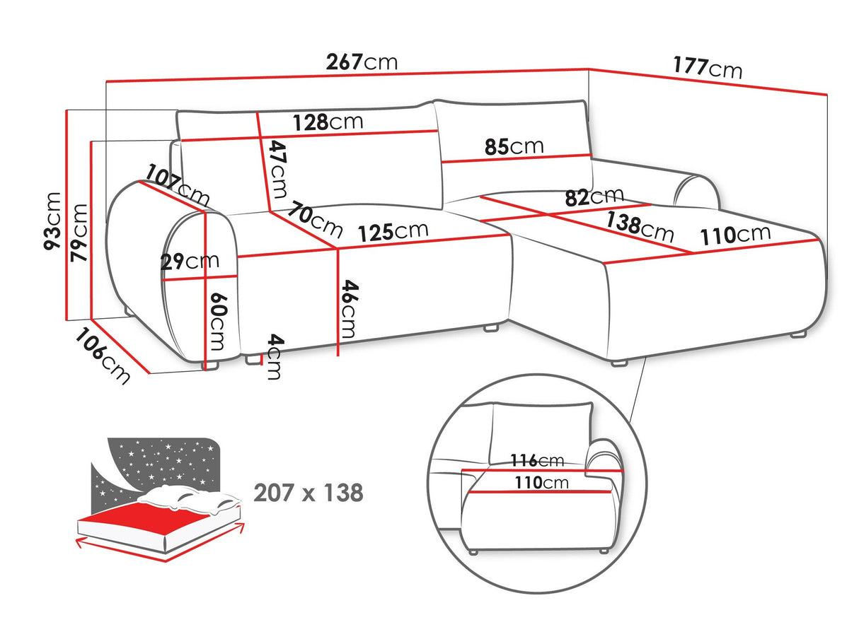 Stūra dīvāns 577232