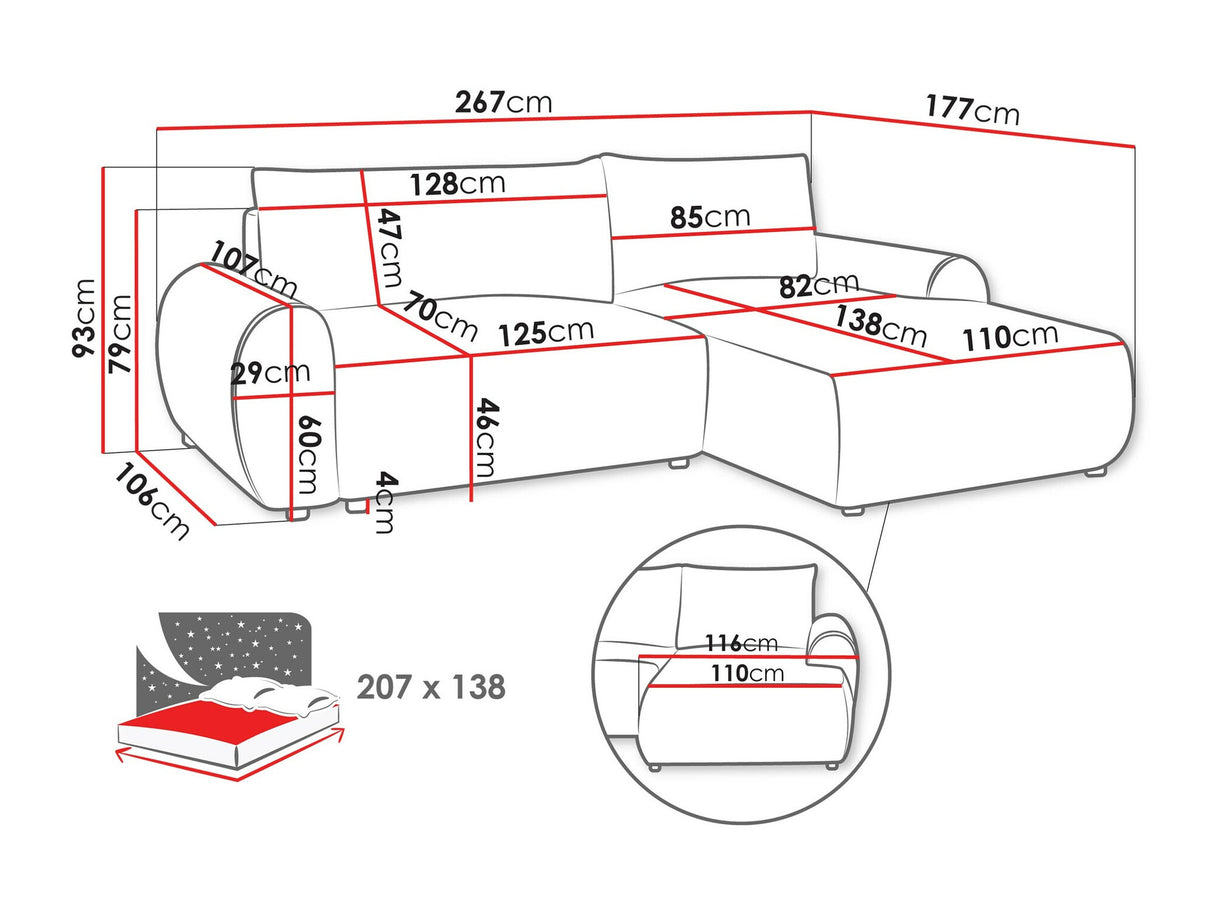 Stūra dīvāns 577232